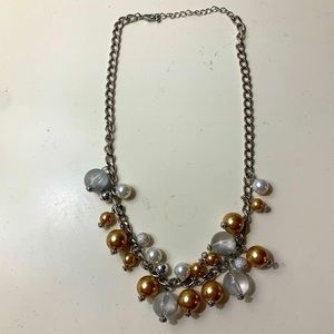 multicolored bead necklace